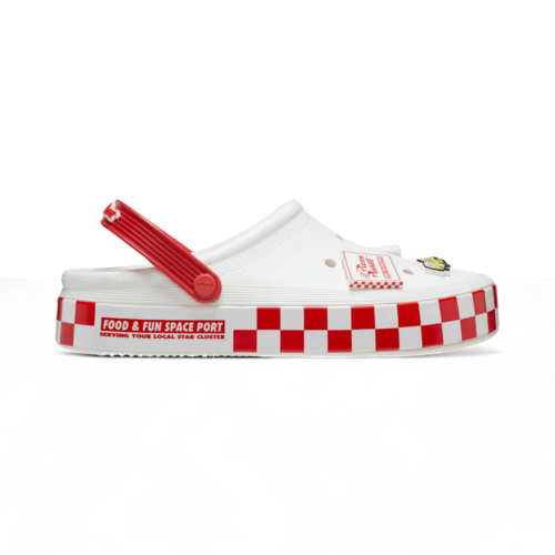 Classic Toy Story Planet Off-Court White Slippers
